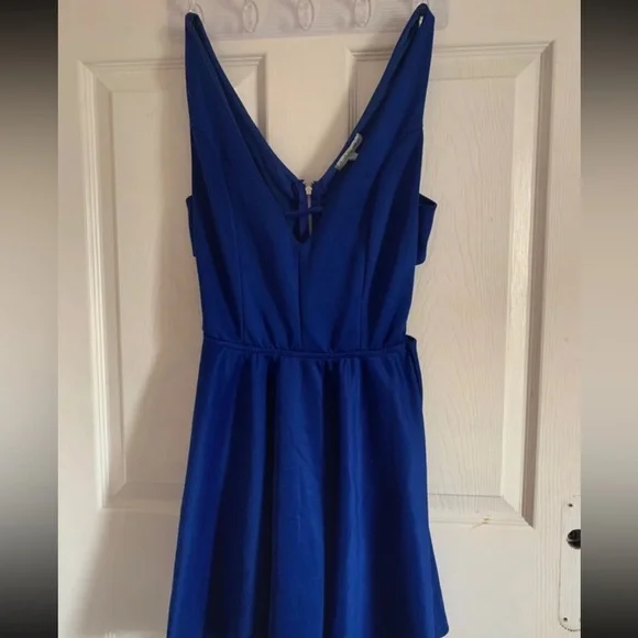 Navy blue beautiful night dress - Picture 1 of 2